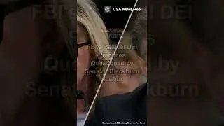 FBI's Radical DEI Practices Questioned by Senator Blackburn #breakingnews #latestnews #fbi
