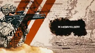 Grunge Style Epic War Documentary Intro Video Template