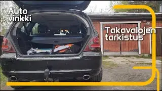 Moi Auto vinkki Takavalojen Tarkistus #automobile #diy