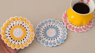 🔥🪄 Минимальные усилия, максимум эффекта! Лайфхак для вязания крючком подставки под стакан