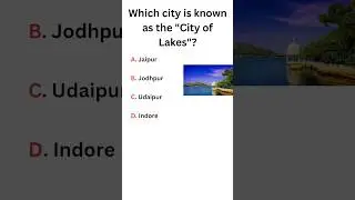 Which city is known as the 'City of Lakes'? #gk #quiz #education #shorts #shortsfeed #short
