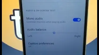 how to enable mono audio on realme narzo 50i mobile