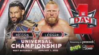 WWE Day 1: Brock Lesnar vs. Roman Reigns Universal Championship Match card