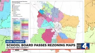 Rutherford school board passes rezoning maps