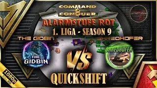 QUICKSHIFT | Command and Conquer Red Alert eSports Classic League 2025 | The Gidbin vs. Shredhofer