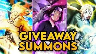 Support Specialists Summons | Account Giveaway Result | Naruto x Boruto Ninja Voltage