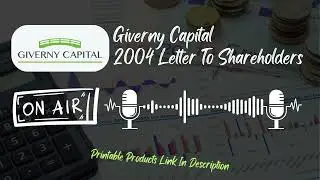 Giverny Capital Shareholder Letter 2004 Explained | Key Insights & Investment Lessons