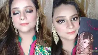 Kashee's vintage queen palette Makeup look for Shadi Season /  mehandi look for beginners