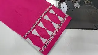 Latest Trousers Bottom Design 2024 | Beautiful Kurti Pant Design Cutting and Stitching