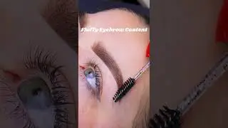 Fluffy Eyebrow Content  #eyebrowcontent #makeupcontent #beautycontent