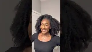 Do you like my hair? 🤭 Install this 3 in 1 Half Wig for 4B & 4C textures with me.