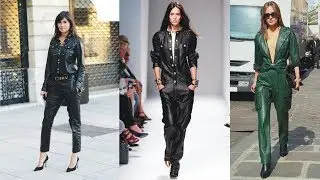 Amazing Balmain Leather Jumpsuit Today