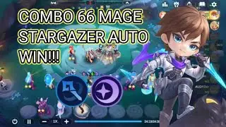 COMBO 6 MAGE 6 STARGAZER RATA B2 HERO AUTO WIN!!! (ONLY GAMEPLAY)