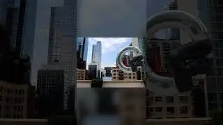 3D Augmented Reality Logo Scene Created Using Blender and After Effects