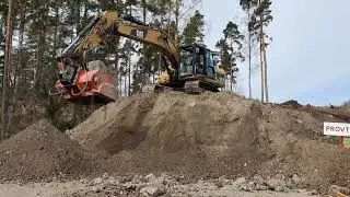 ALLU Transformer DN 3-17, X75 på Cat grävmaskin