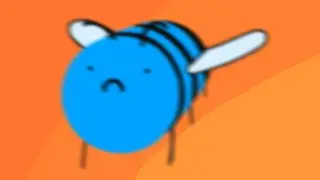 bee of the day #1 - series by floppykatsillygoose