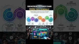 Top Engineering Entrance Exams 2026 Deadline| Including Jee 2026 results based exams