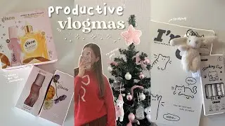 productive vlogmas 💌 what I got for christmas, being productive, studying...