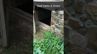 7 Steps to Dry a Wet Crawl Space #crawlspaceninja