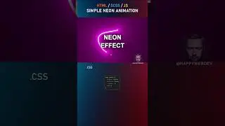 Neon animation for cursor. 