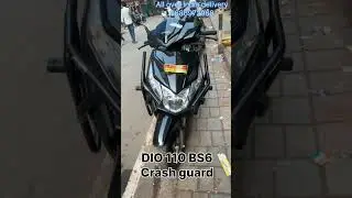 Honda dio 110 crash guard, dio crash guard, dio bs6 crash guard Vedant bike accessories Hubli #dio