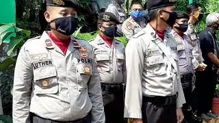 Proses Pelepasan Jenazah Pamen Polri