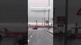 Cyclone 🌀 Montha High Alert 🚨 in Vizag | Stay Indoors #cyclone #vizag