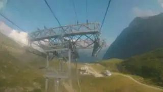 BIG PANORAMA! Funivia Monte Rosa DISCESA dal passo Salati a Monterosa Freeride ad Alagna Valsesia