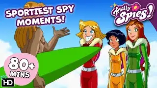 TOP 5 SPORTIEST SPY MOMENTS - Season 2 ✨ FULL Episode Compilation 🌸 Totally Spies!