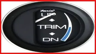 Faria 13016 Coral Trim Gauge (Johnson/Evinrude/Suzuki Outboard) - 2
