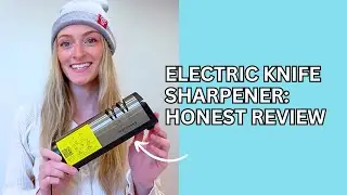 Amazon Electric Knife Sharpener: Demo & Honest Review #gifted