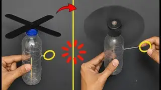 No motor No battery hand fan  Easy bottle fan  best school project