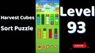 Harvest Cubes Sort Puzzle Level 93 Walkthrough 🌽🧠 | Relaxing Sort Game | Go Answer