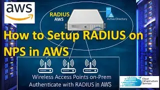 Как установить RADIUS в AWS с использованием сервера Windows NPS для беспроводной аутентификации с AD