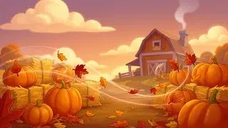 Autumn Chill| 852 Hz Lo-Fi Study Session in a Pumpkin Patch 🍁🧡 Soothing Wind