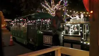 Irvine Christmas Train Leaving Station Irvine California Orange County