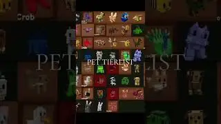 THE NEWEST PET TIERLIST IN GAG #roblox #growagarden