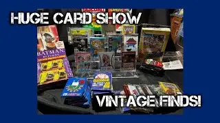 Local Card Show | BIG AUTO PURCHASE | Vintage #mlb #subscribe #sportscards #nfl #nba #nhl