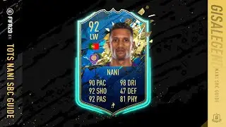 FIFA 20 TOTS Nani SBC Guide - 92 Rated, 80k Spend