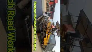 Pitch Road Making Machinery #machine #machinelearning #machinery #machines #pitchroad #work #pitch
