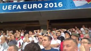 England Fans Sing 