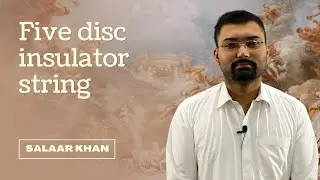 Analyzing five disc insulator string | V K Mehta book simple method
