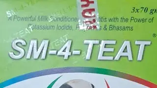 SM-4-TEAT, Maintain PH of milk Helps in preventing clots and Blood in milk