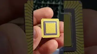Винтажный процессор Intel 80186 25 МГц