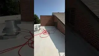 TPO roof cleaning #pressurewashing #atlanta #georgia #propertymanagement
