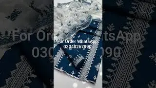 Embroided Lawn Dress