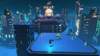 ASTRO BOT logan monkey boss fight