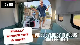 Adventure Craft houseboat window tint completed 