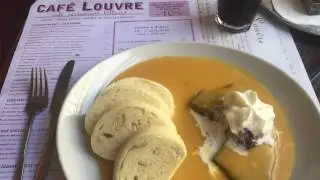 Patti Honacki reviews the Cafe Louvre in Prague, Czech Republic  video for 9-14-16