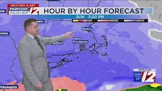WPRI 12 Weather Forecast 1/23/26: Frigid Cold Into Saturday; Major Winter Storm Sunday